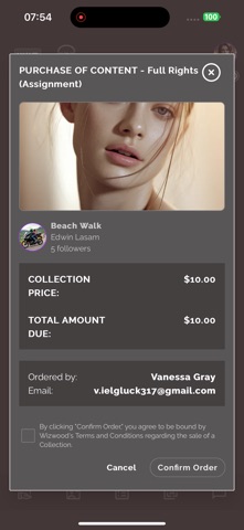 Wizwood - Digital Art Platform screenshot