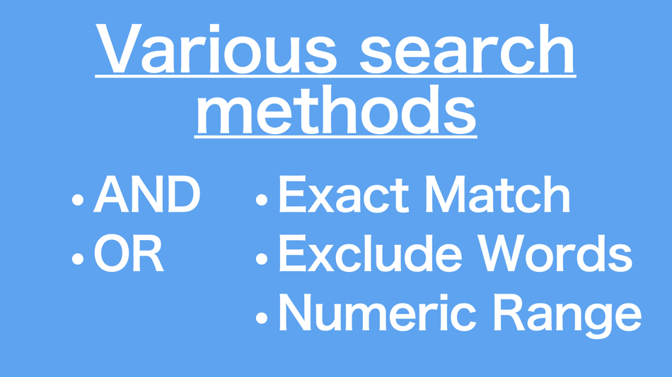 #2. Advanced Search Smart Options (iOS) 由: manabu ueda