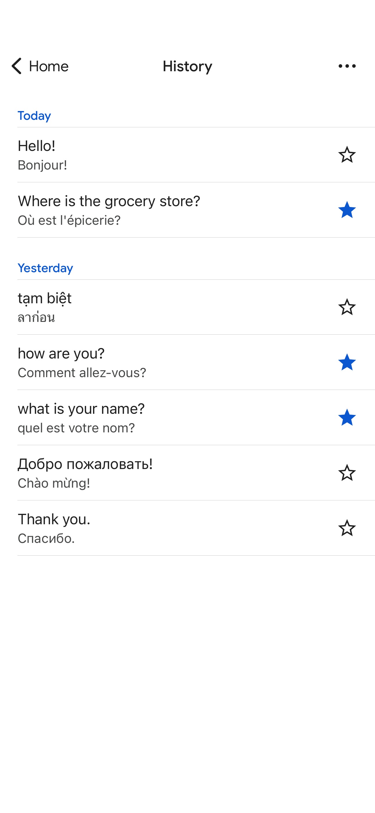 Google Translate 스크린샷 5