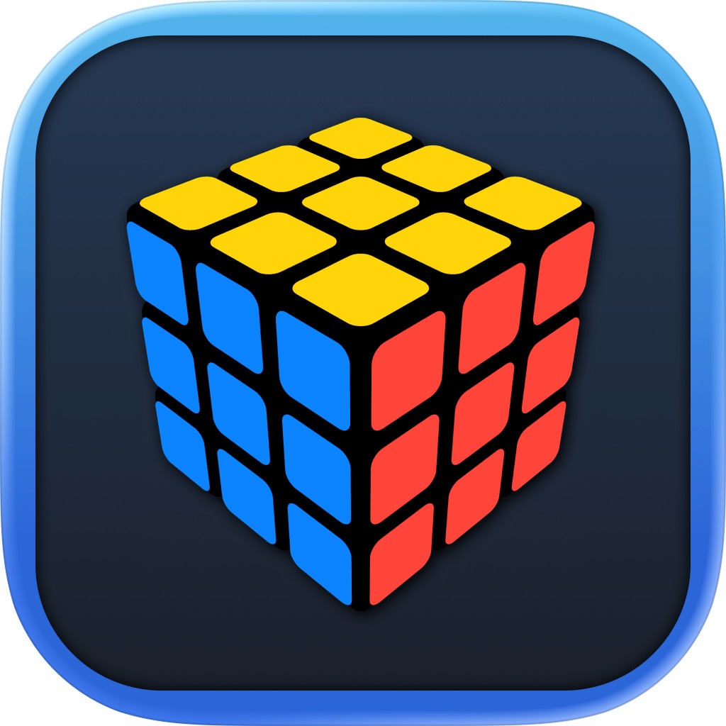 Apple App Store cover for Cube Solver for Rubik's Puzzle