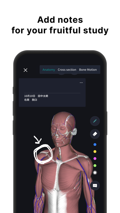 teamLab Body Pro 3d anatomy iPhone screenshot 5 - Medical app