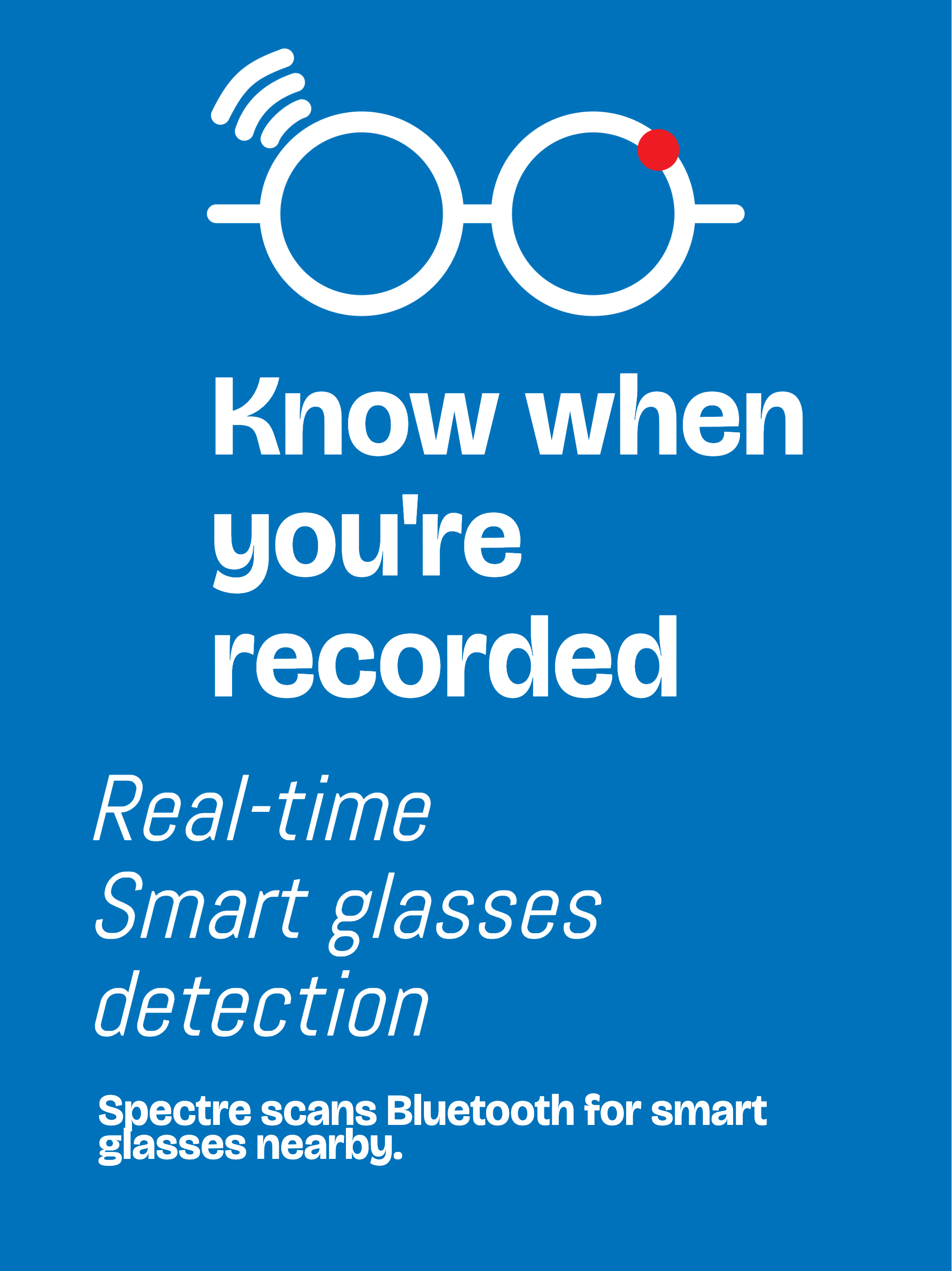 Spectre: Smart Glasses Scanner