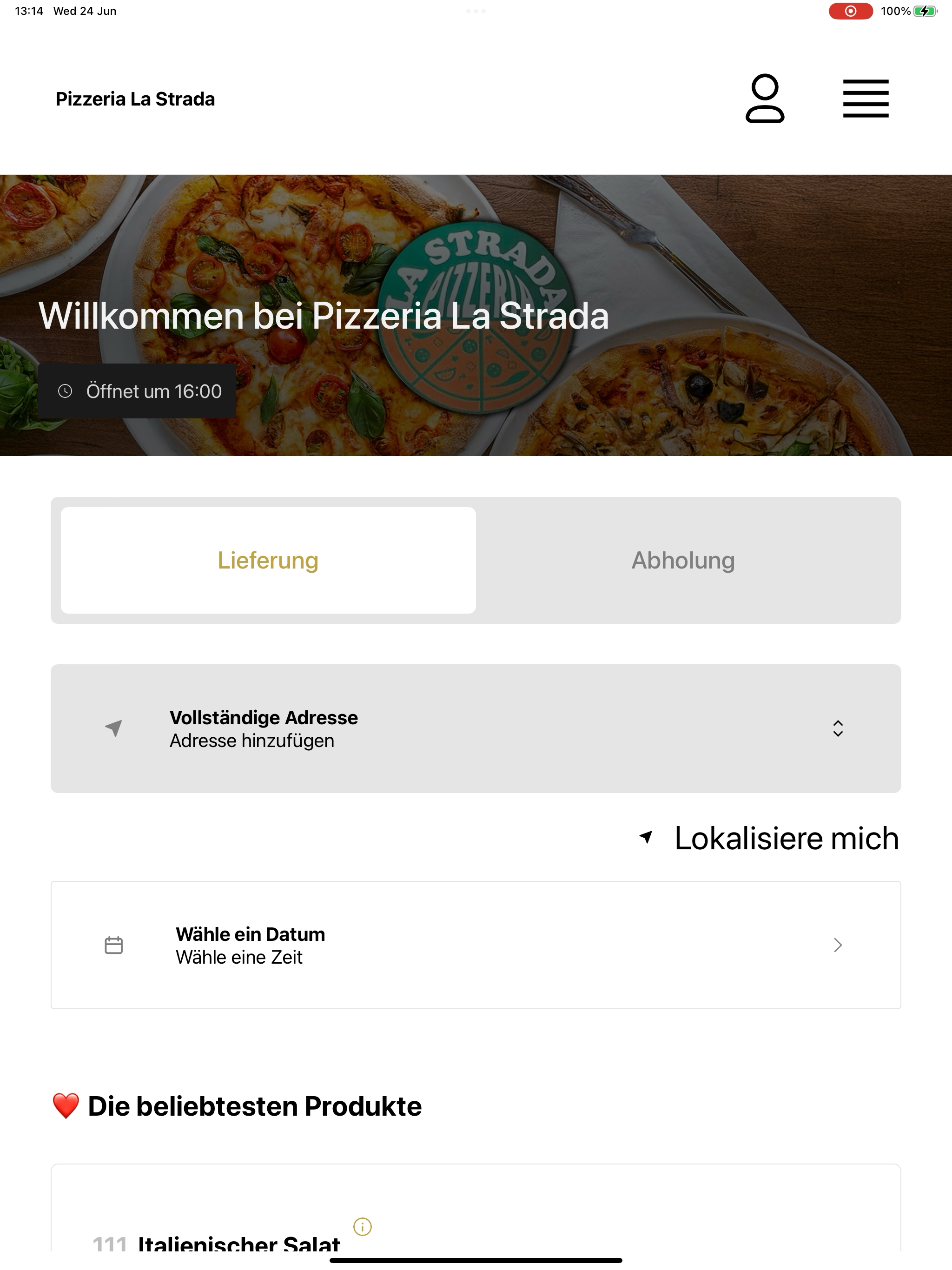 Pizzeria La Strada DE screenshot 15