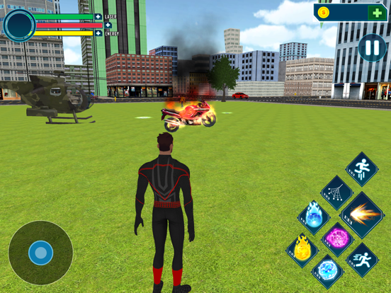 Amazing Flying Rope Hero 3D iPad screenshot