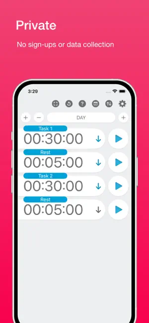 Multi Timer: Study & Focus screenshot 3