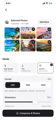 Compress Photo screenshot