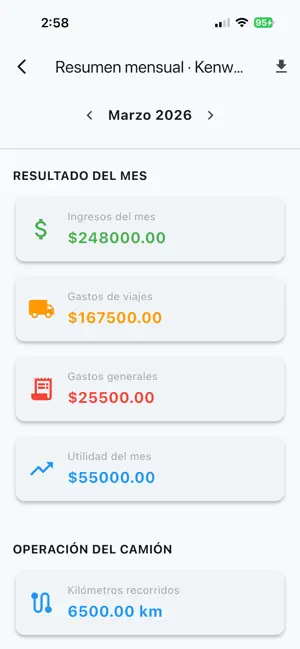 Control Tractocamión screenshot 4
