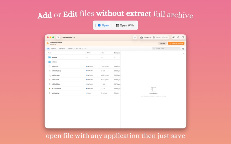 Zipy screenshot 4