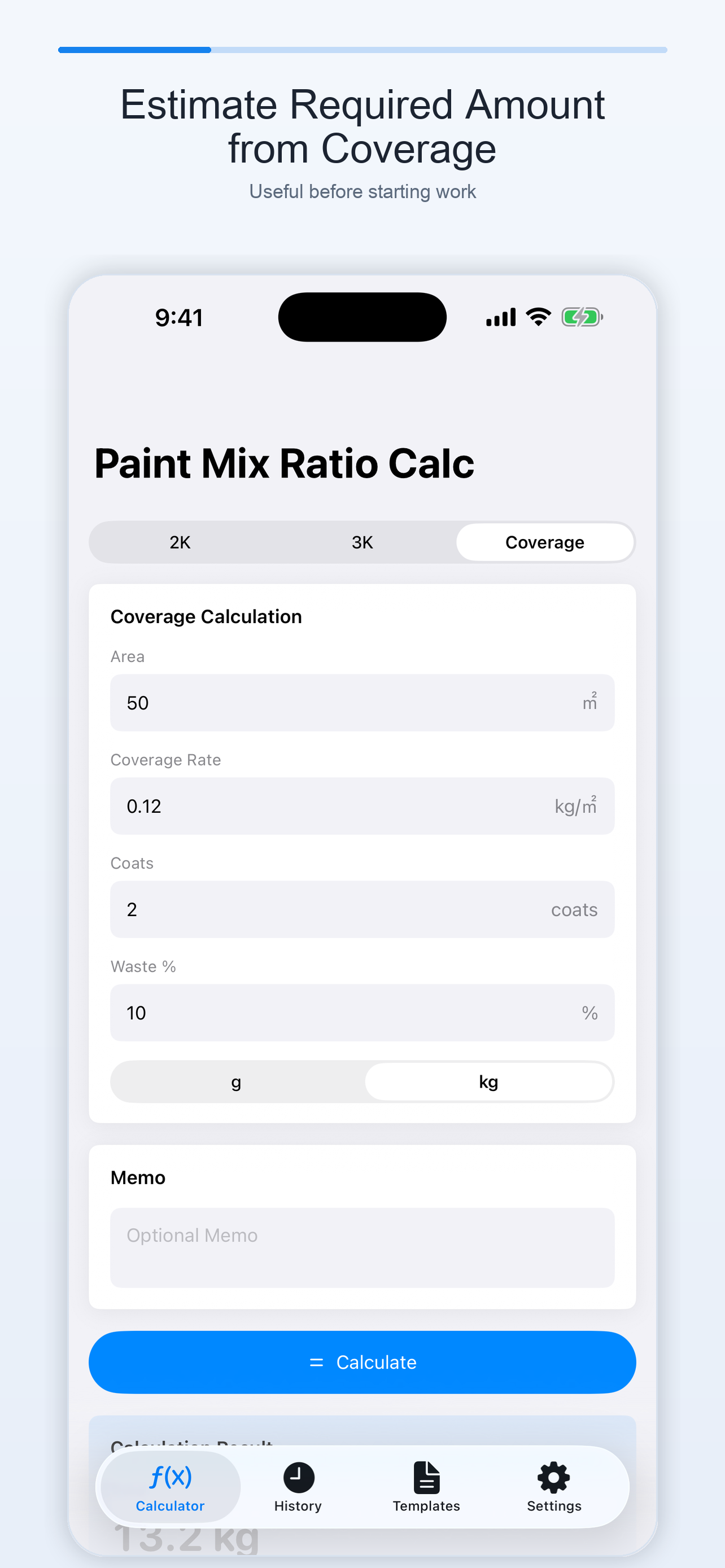 Paint Mix Ratio Calc