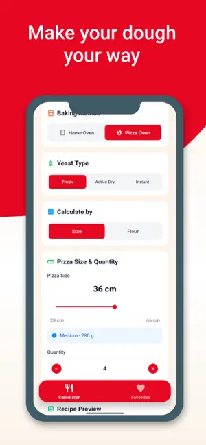 Pizzaiolo Dough Calculator screenshot 3