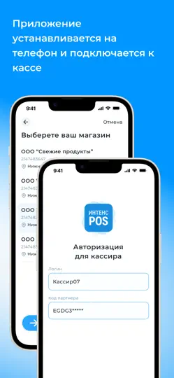 Скриншот Интенс POS на iPhone 4