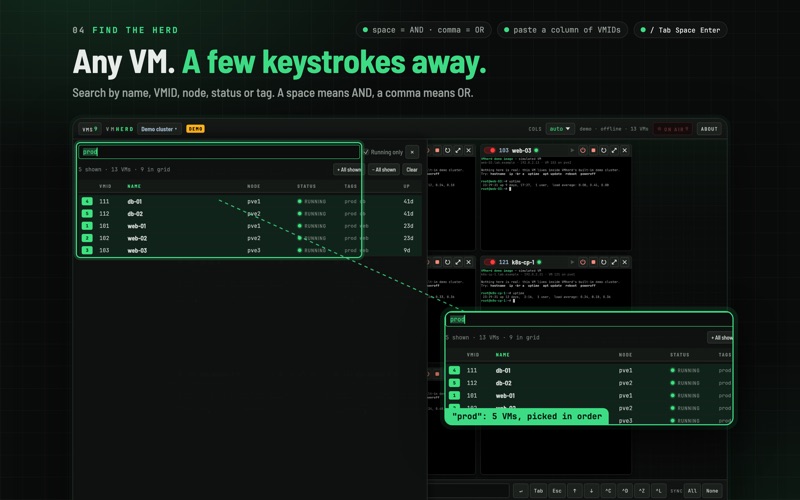 VMherd screenshot 4