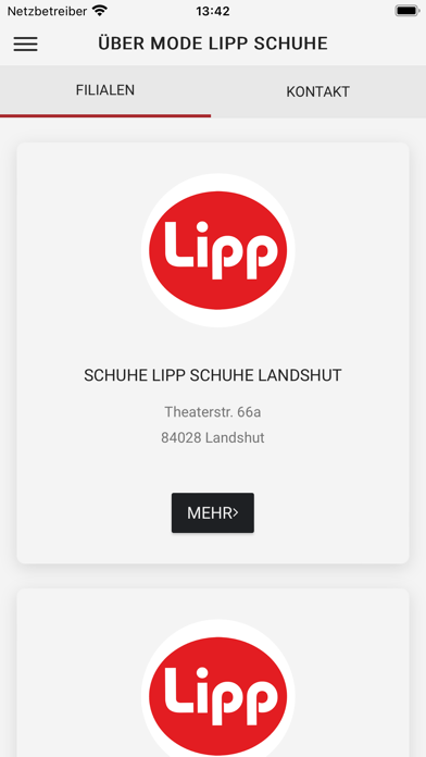 Mode Lipp Schuhe Screenshot