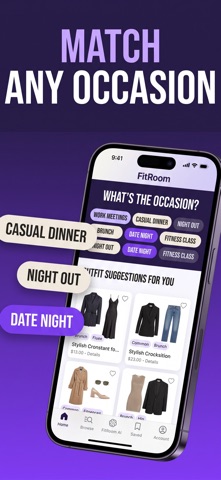 Outfit Planner AI - FitRoom iPhone screenshot