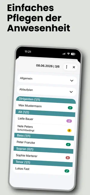 Attendix screenshot 2