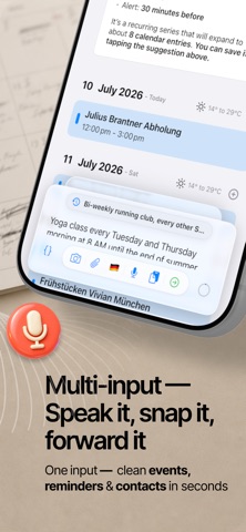 Smart Calendars AI – Scheduler iPhone screenshot