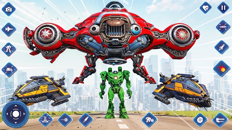 Jet Transform Robot Car Games screenshot-9