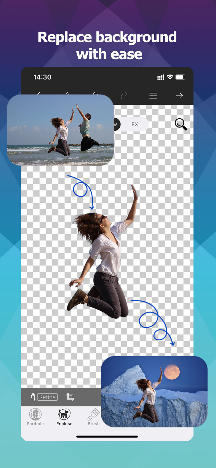 Photo Cut Out Editor screenshot 1