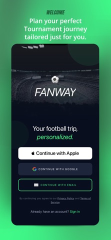 Fanway – Fan Travel screenshot