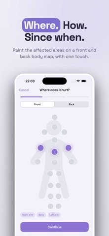 Algio: pain tracker Screenshot 2 of 5