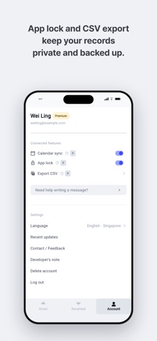 App screenshot