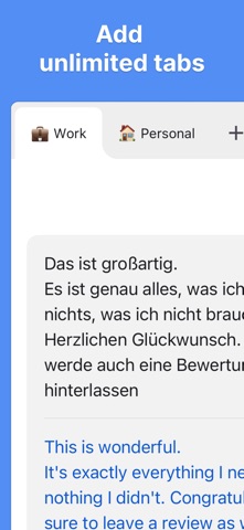ClipTranslate - One Tap Trans iPhone screenshot