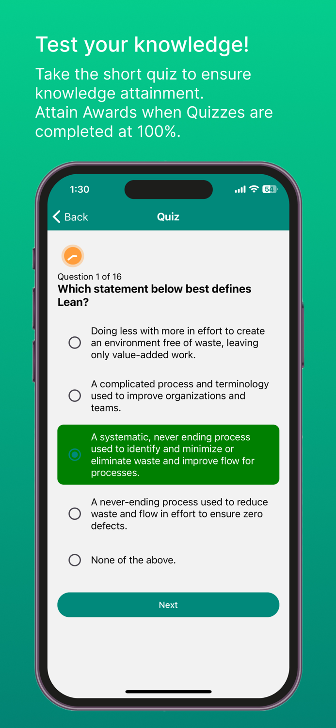 Lean Assessment/Overview Rpt