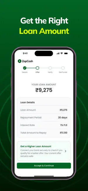 Zapcash - Quick Loans iPhone screenshot 4