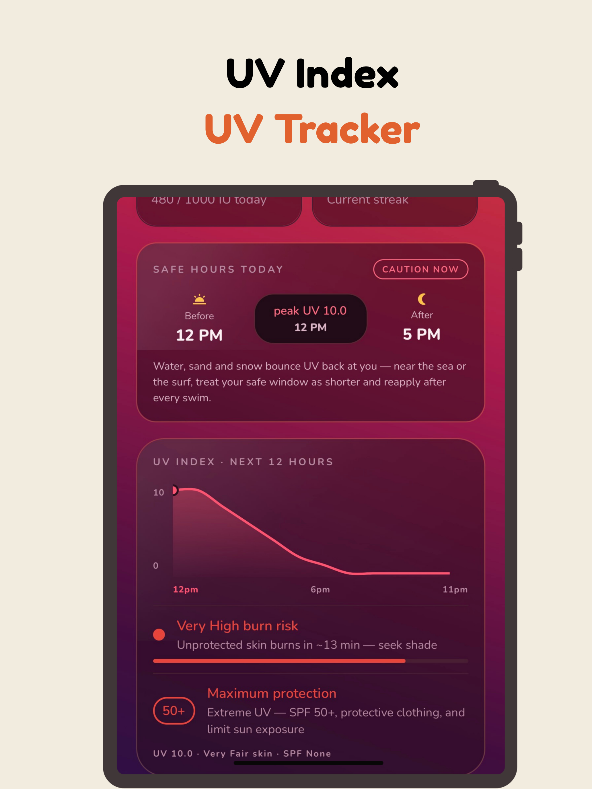 T&T: Tanning App, UV Index screenshot 10