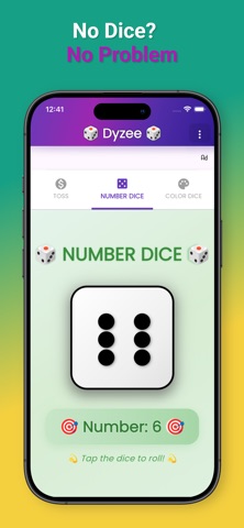 Dyzee - Dice and Toss screenshot