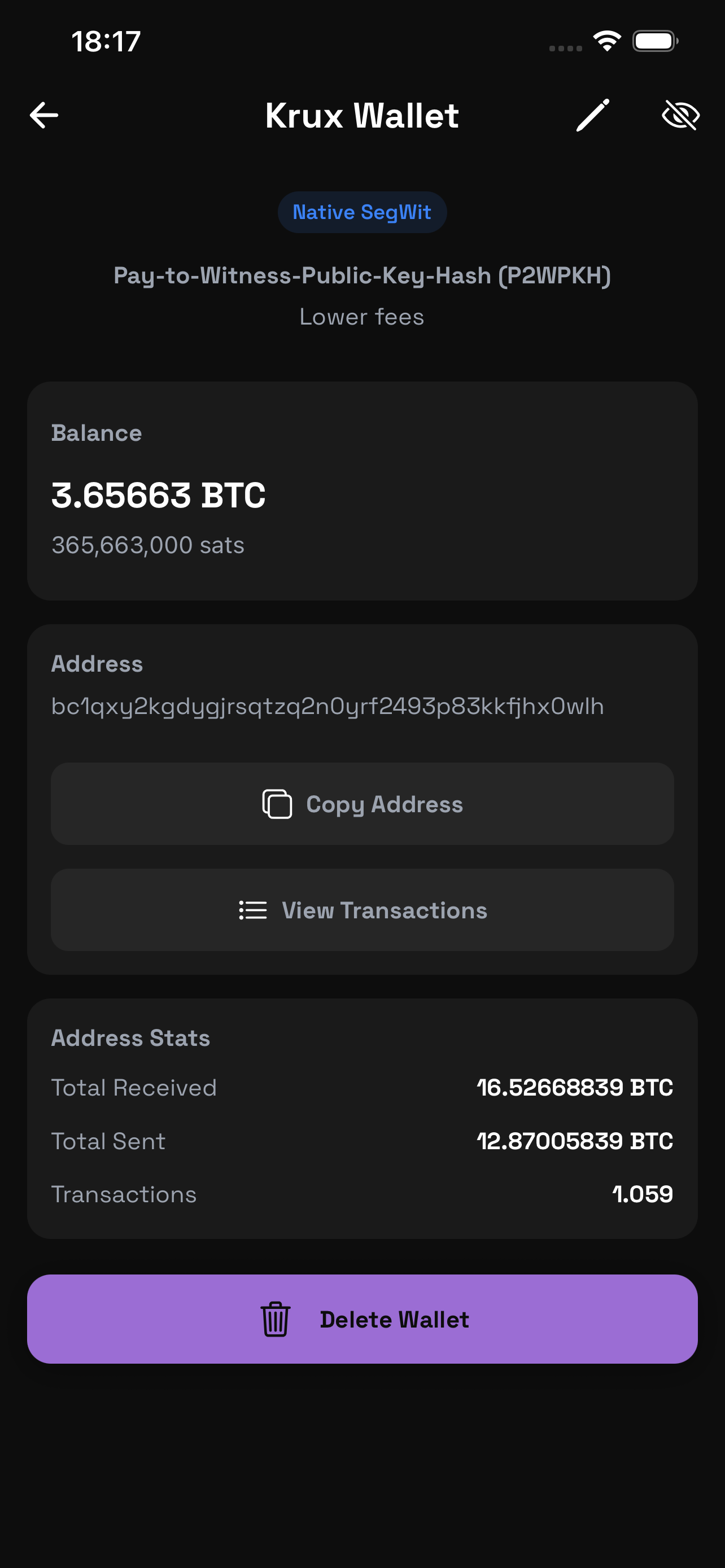 BTC Wallet Tracker