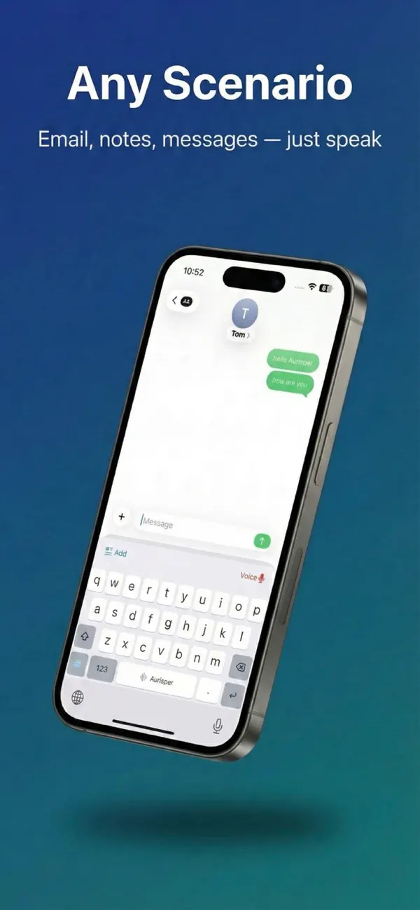 Screenshot #2 pour Aurisper: AI Voice Input