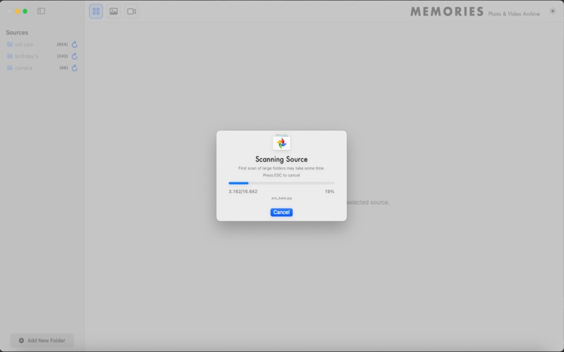 Memories: Photo&Video Archive app screenshot