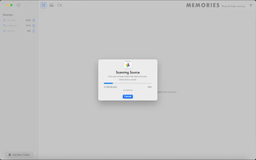 Screenshot von Memories: Photo&Video Archive auf dem iPhone 1