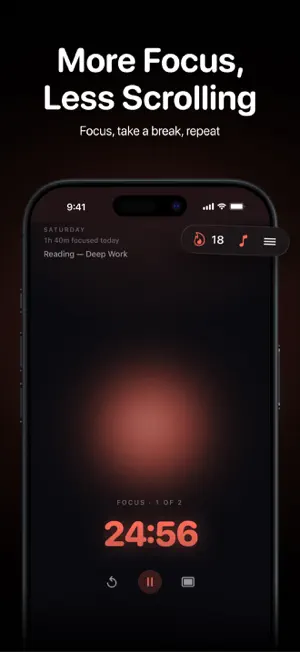 Naru: Focus & Pomodoro Timer screenshot 1