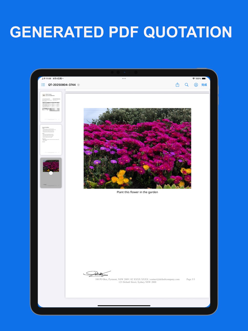 iPad screenshot