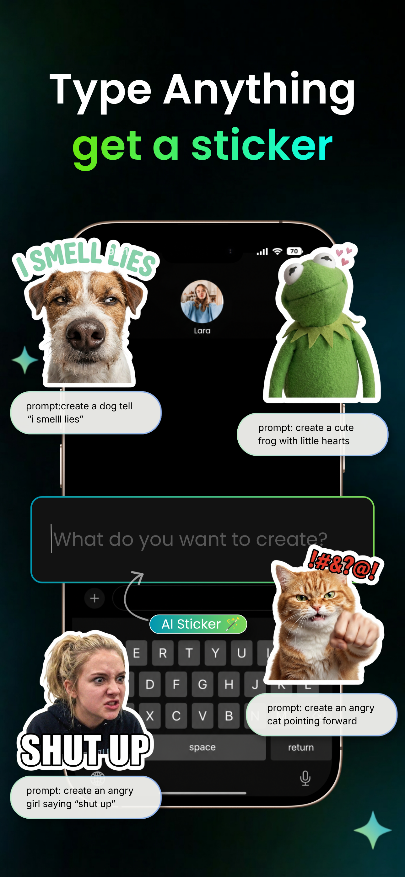 AI Sticker Maker: Keyboard screenshot 4