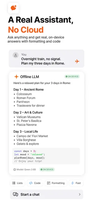 Offline LLM: Private AI Chat screenshot 2