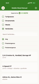 Mobile Weed Manual screenshot