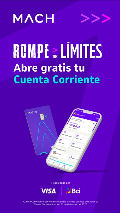 MACHBANK: Cuenta Corriente Screenshot