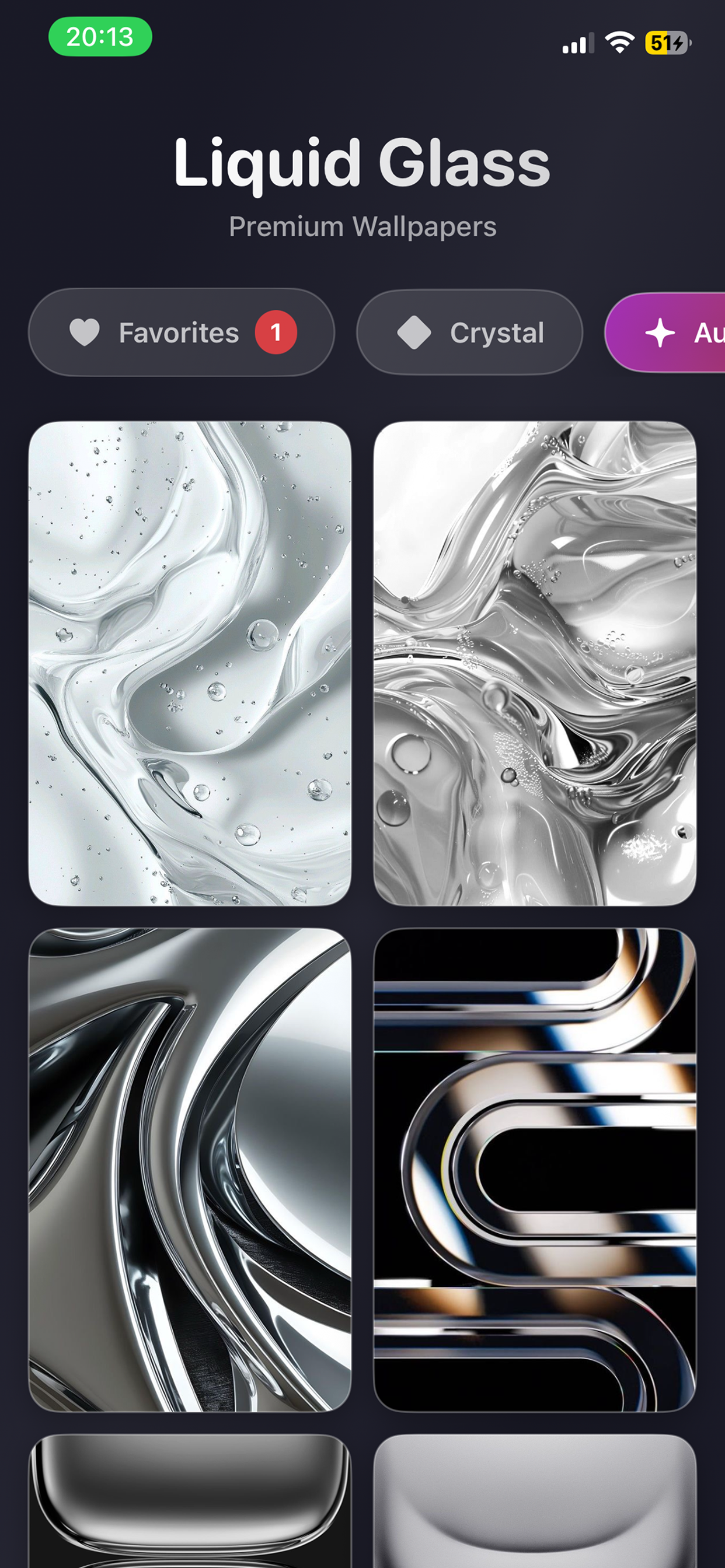Glass Wallpaper 4K HD