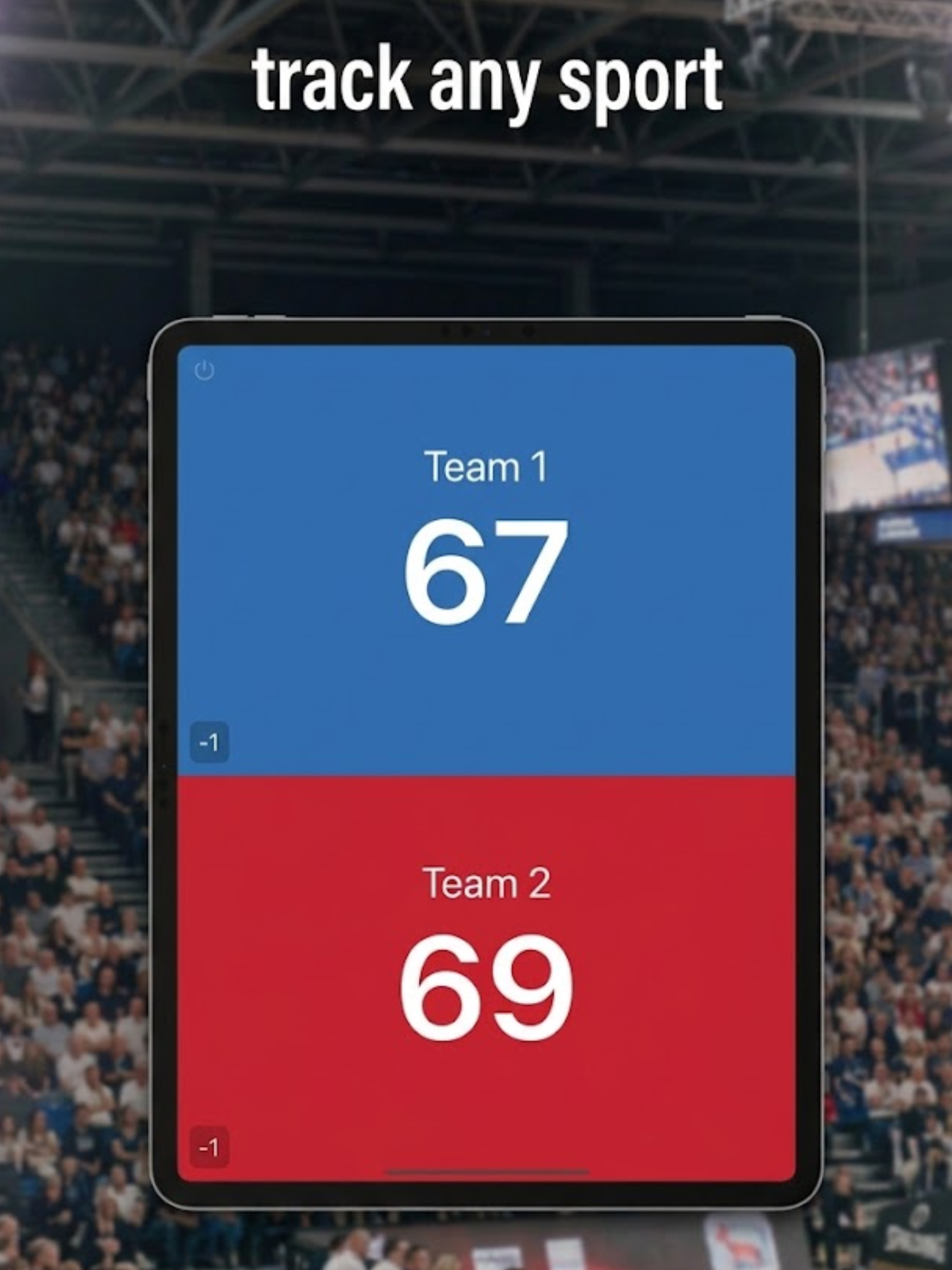 Scoreboard: 2Team Score Keeper screenshot 5
