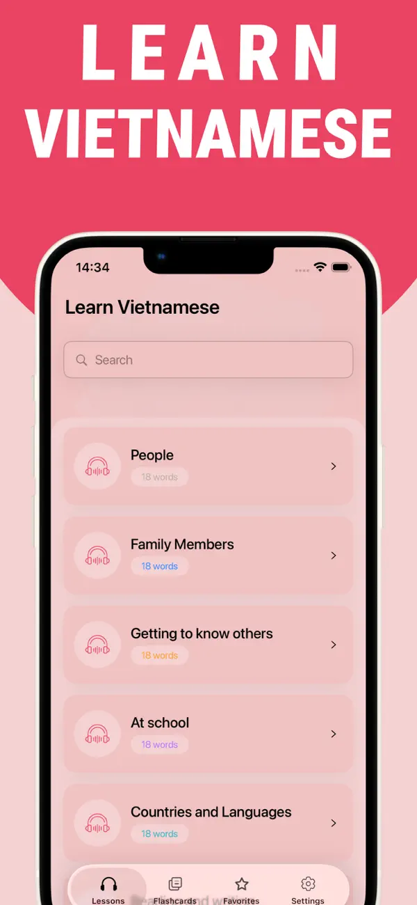 Screenshot #1 pour Learn Vietnamese - Lentil