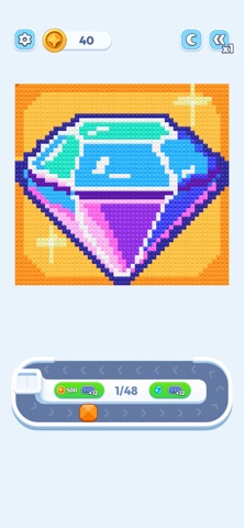 Jewel Loop Sort: Pixel Screenshot 4 of 5