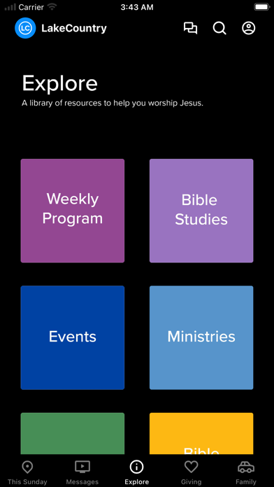 Lake Country Baptist Church Screenshot