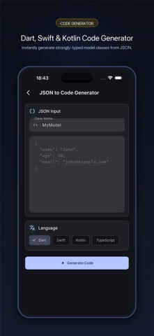 JSON Tools - View Edit iPhone screenshot