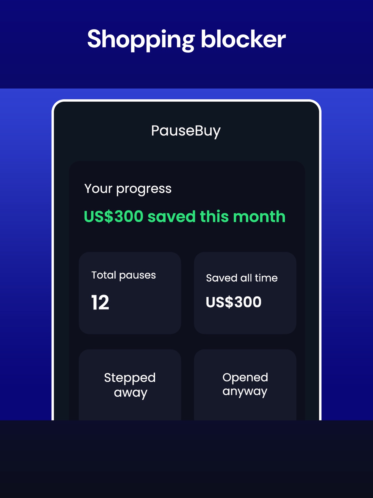 Screenshot 6 of Shopping Blocker—PauseBuy