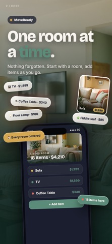 Home Inventory: MoveReady iPhone screenshot