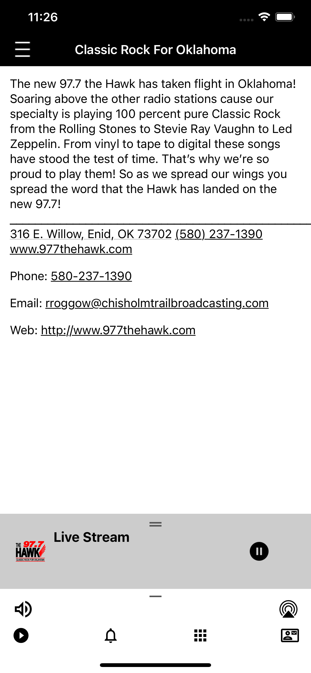 KHRK 97.7 screenshot 3