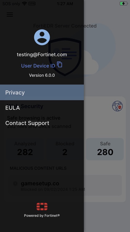 FortiEDR screenshot-5